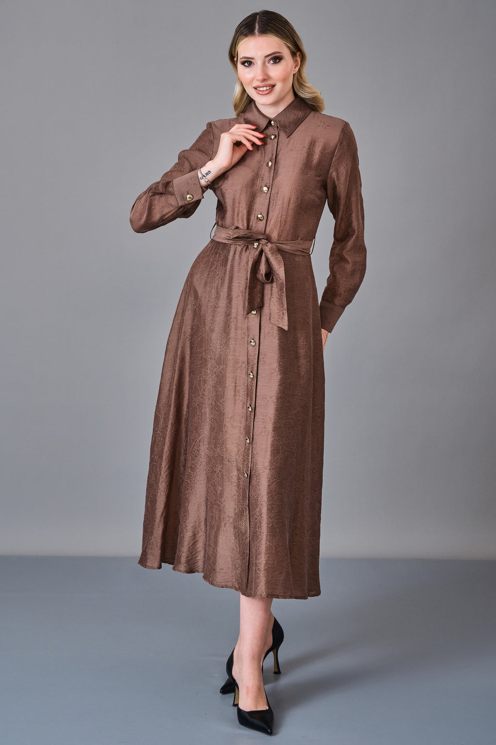 Laluce - Regular Size Dress (LL.K27.ELB.LE674) - 8690200231926