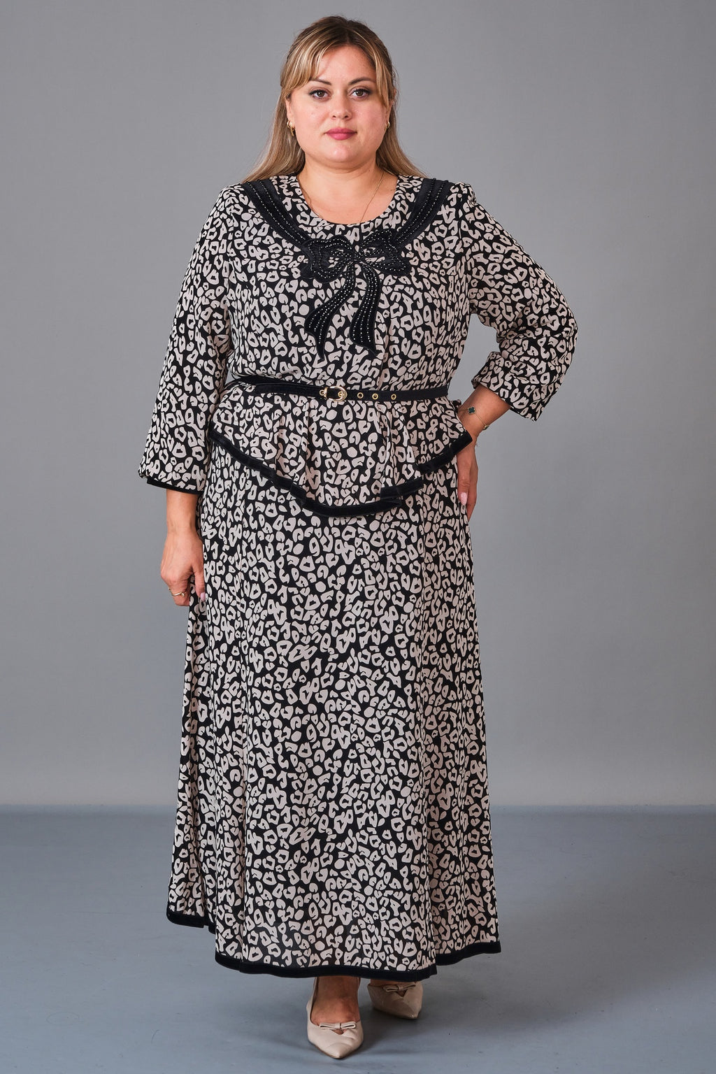 Gumanize - Plus Size Dress (GMZ2027-195-7933) - 8690200231957