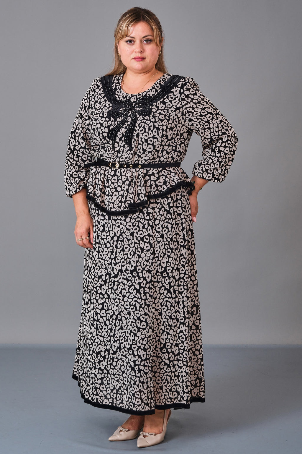 Gumanize - Plus Size Dress (GMZ2027-195-7933) - 8690200231957