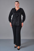 Kifayet - Plus Size Blouse (KFT27K18801) - 8690200232022