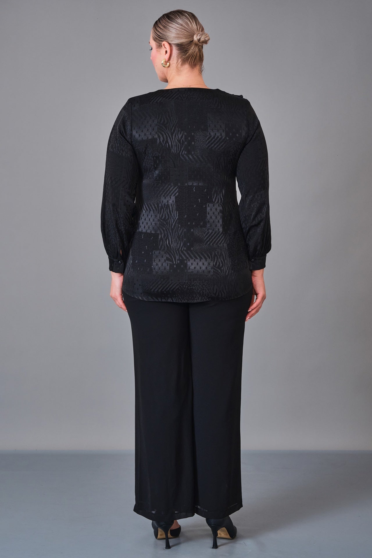 Kifayet - Plus Size Blouse (KFT27K18801) - 8690200232022