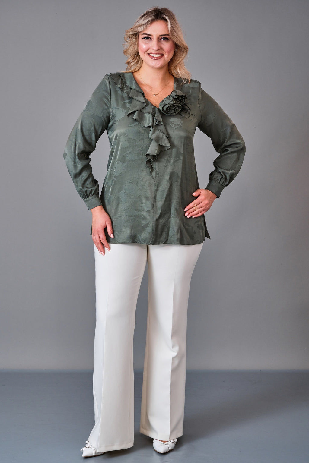 Kifayet - Plus Size Blouse (KFT27K18801)