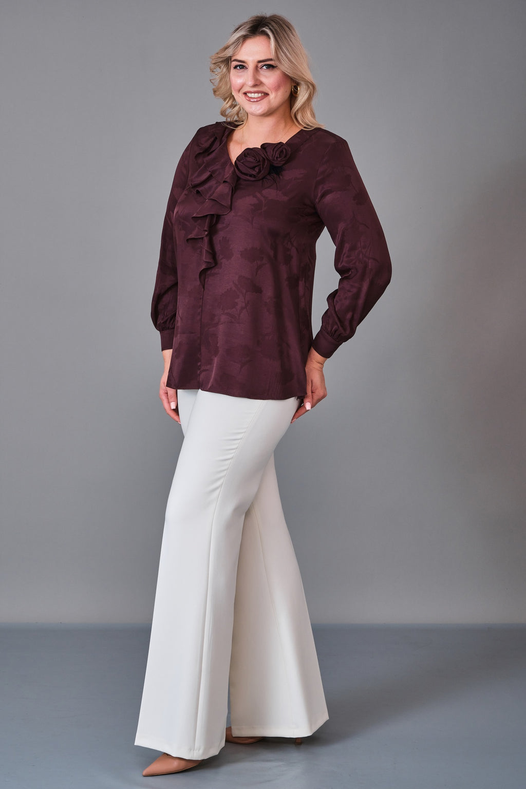 Kifayet - Plus Size Blouse (KFT27K18801) - 8690200232060