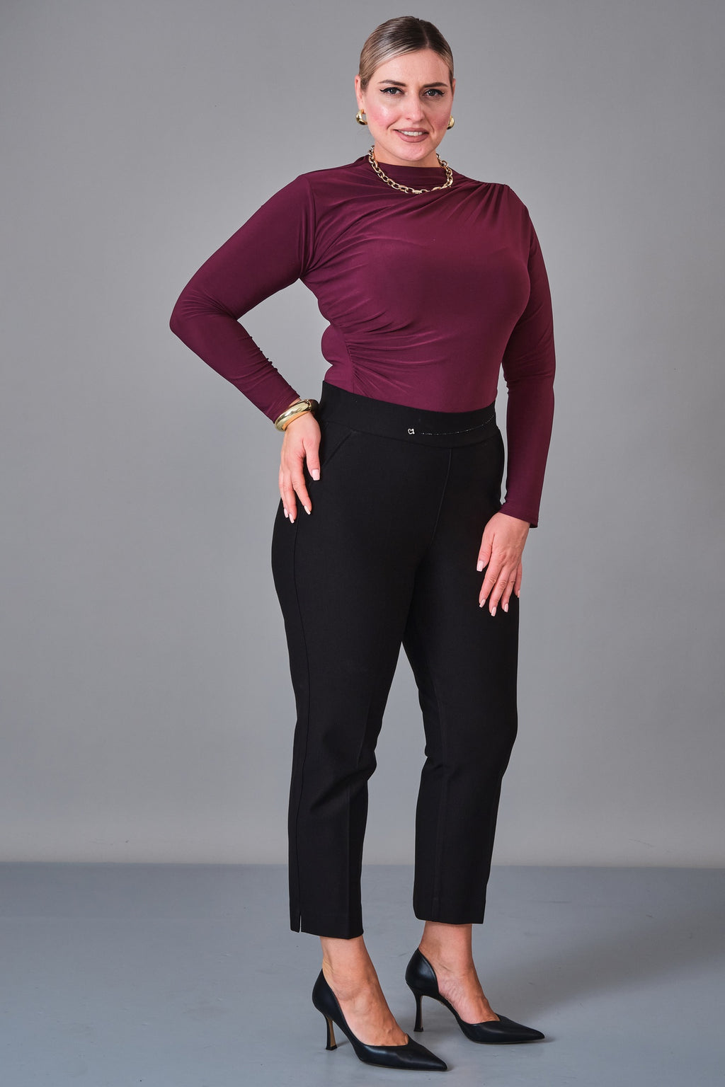 Elitline - Plus Size Trousers (ELT27K1-01-4125) - 8690200232091
