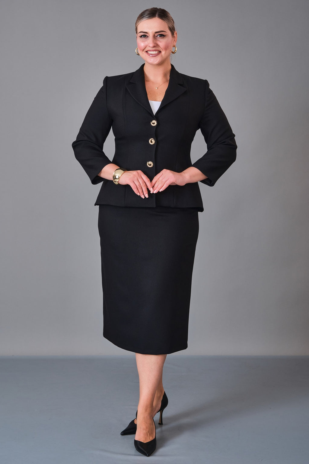 Butik Dayi - Plus Size Suit (BDY27K44414)