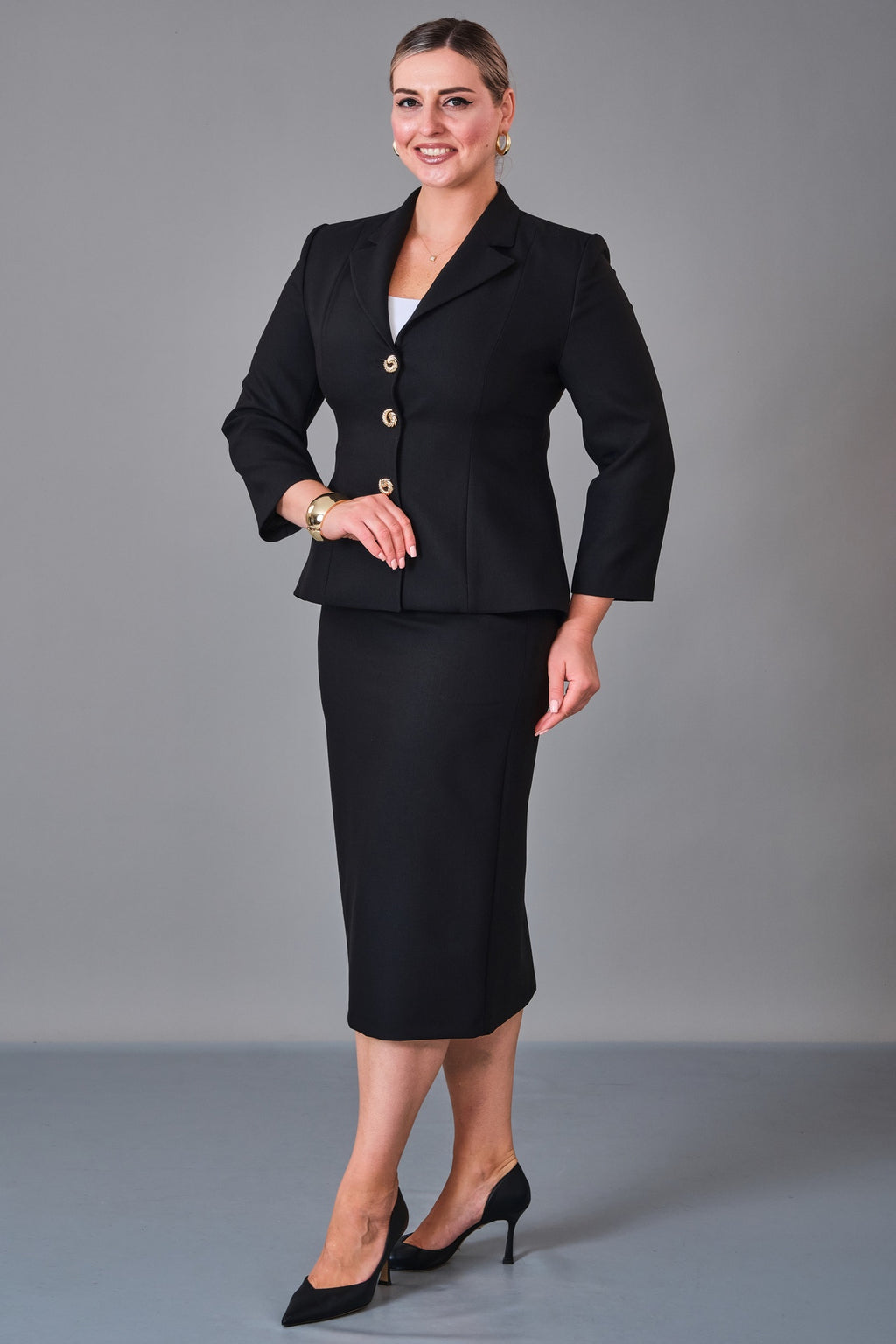Butik Dayi - Plus Size Suit (BDY27K44414)