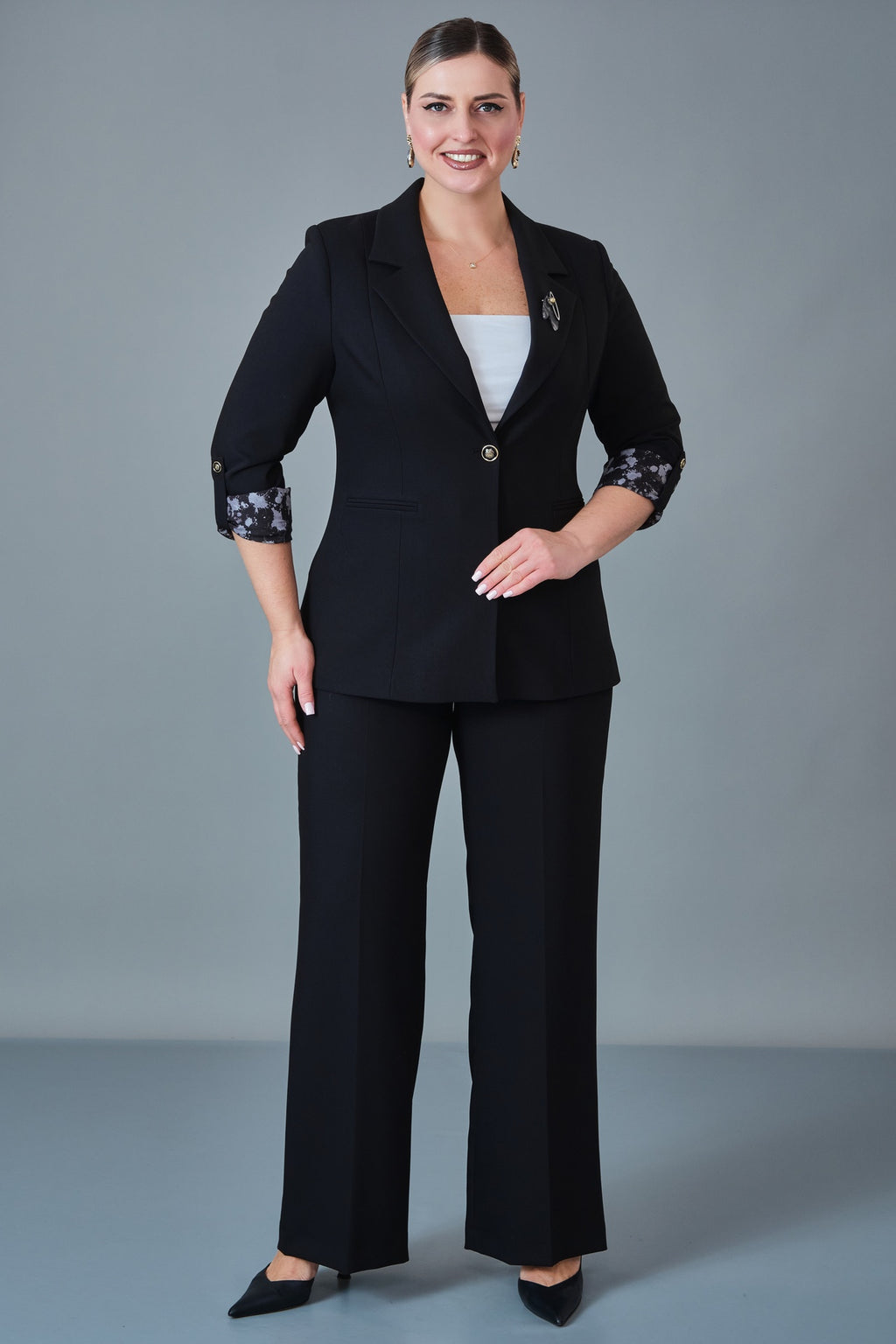 Meira - Plus Size Suit (MEI27K8845)