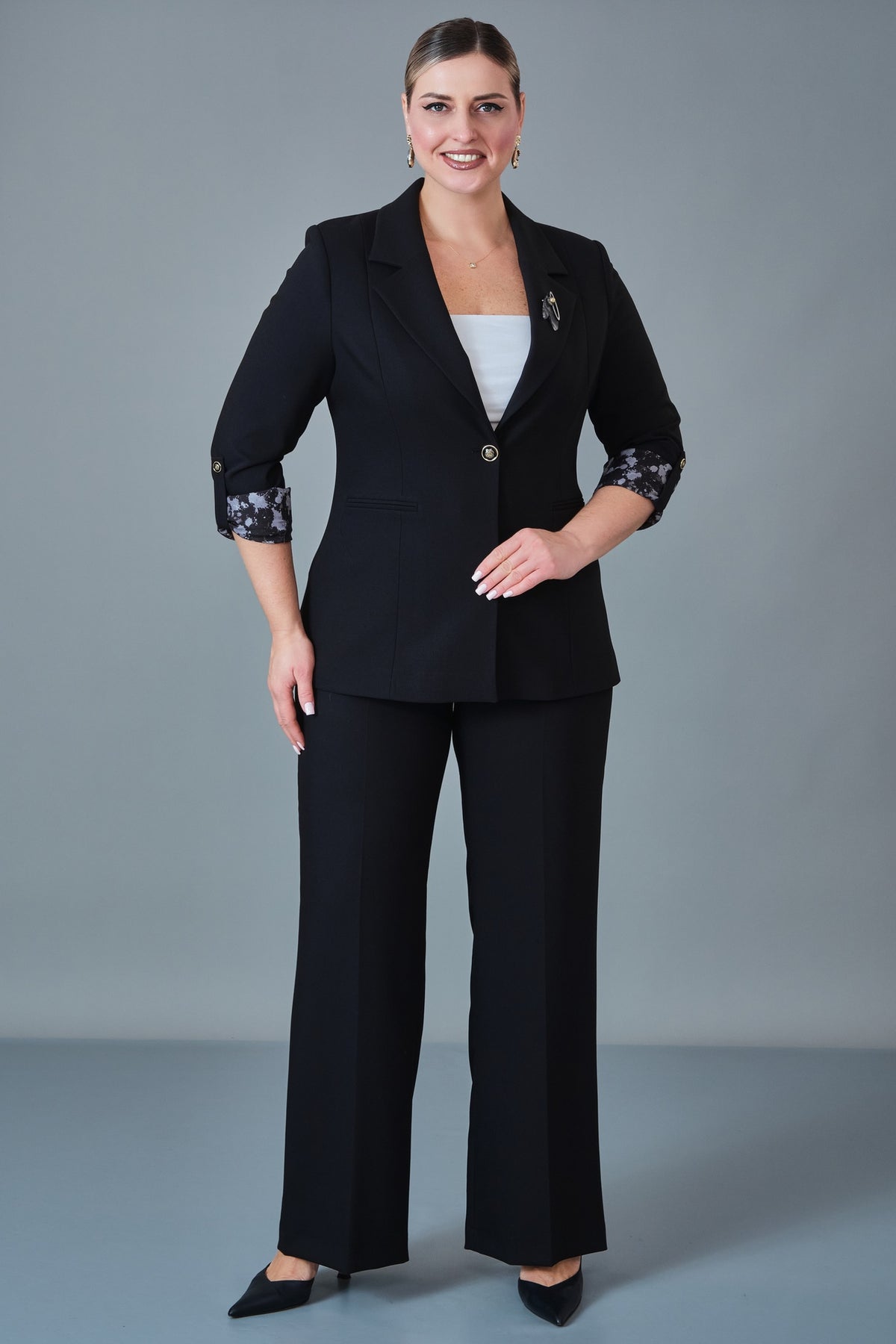 Meira - Plus Size Suit (MEI27K8845)