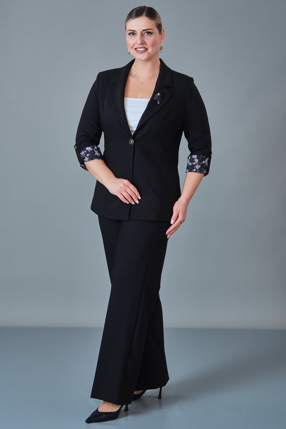Meira - Plus Size Suit (MEI27K8845)