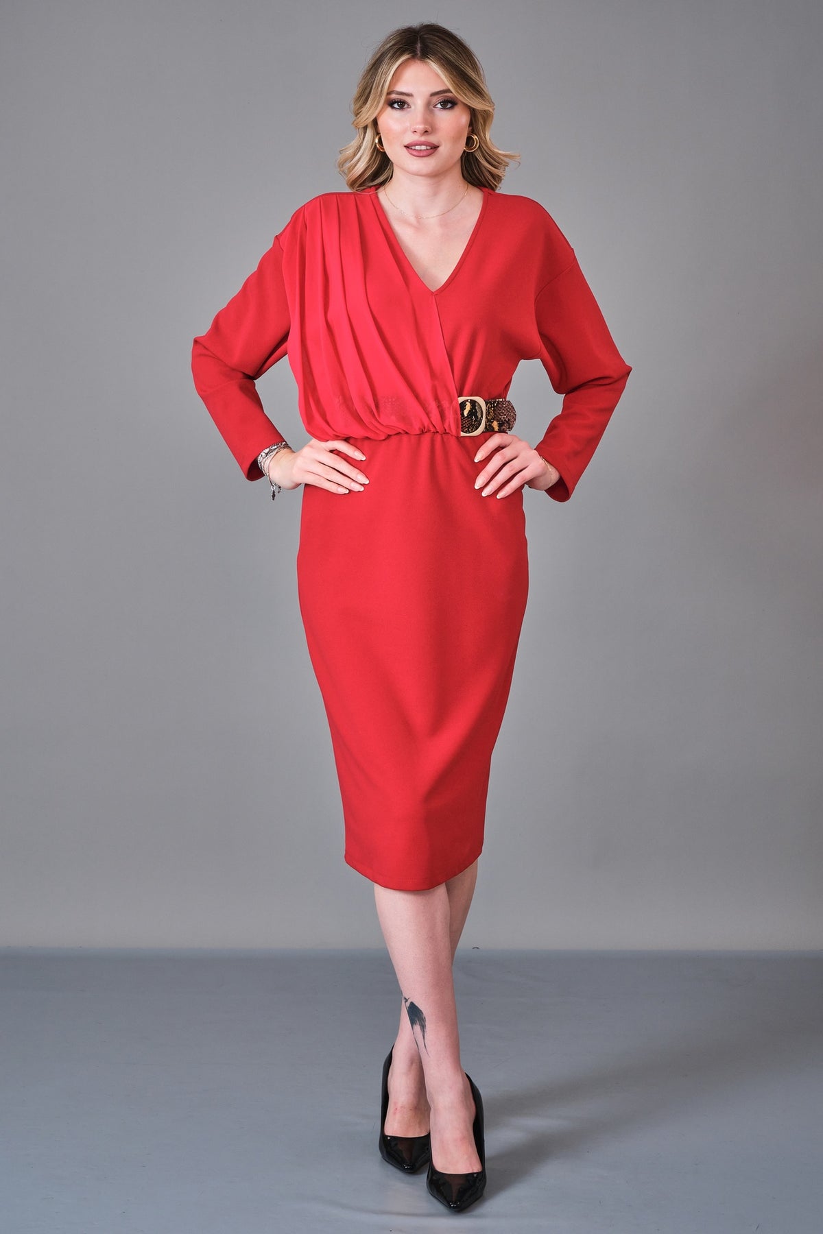 Fever - Regular Size Dress (FVR27K16054) - 8690200233265