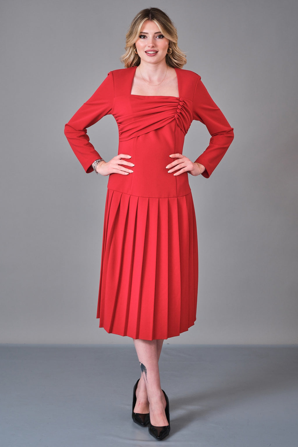 Fever - Regular Size Dress (FVR27K16022) - 8690200233678