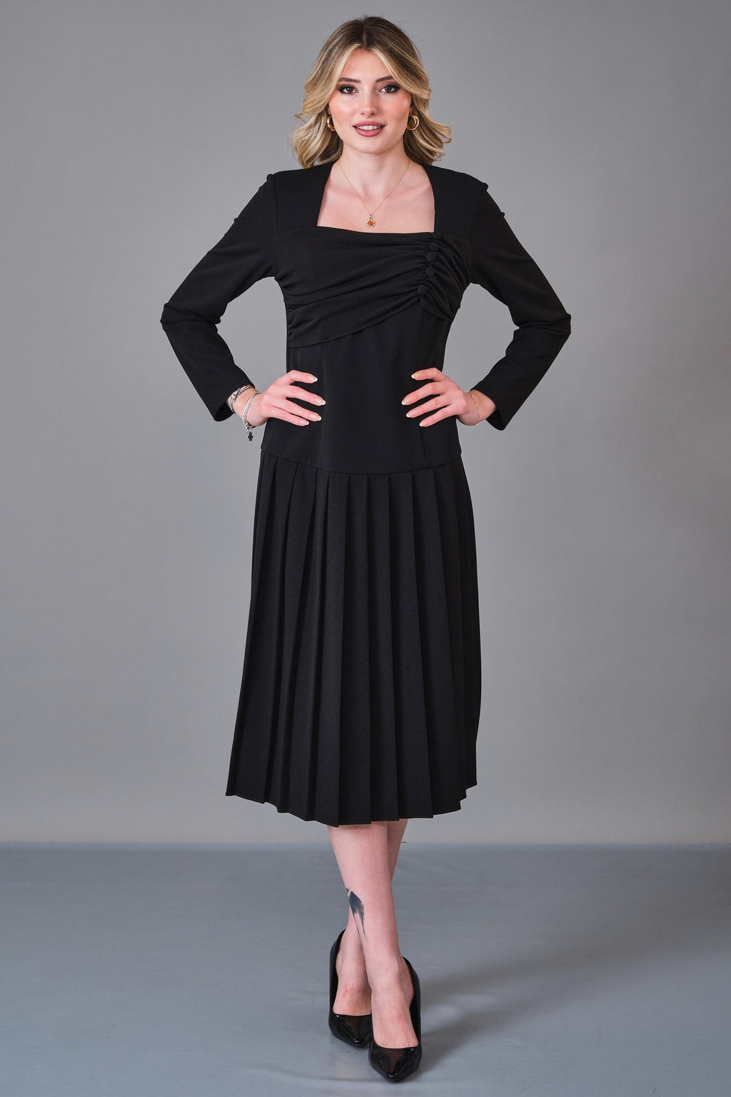 Fever - Regular Size Dress (FVR27K16022) - 8690200234323