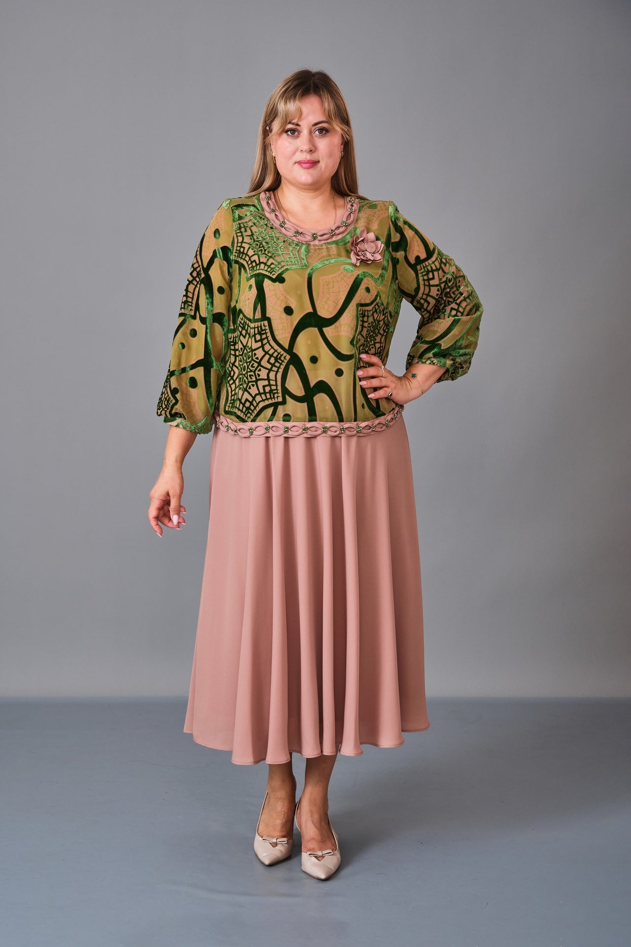 Gumanize - Plus Size Dress (GMZ2026-255-8020) - 8690200234439