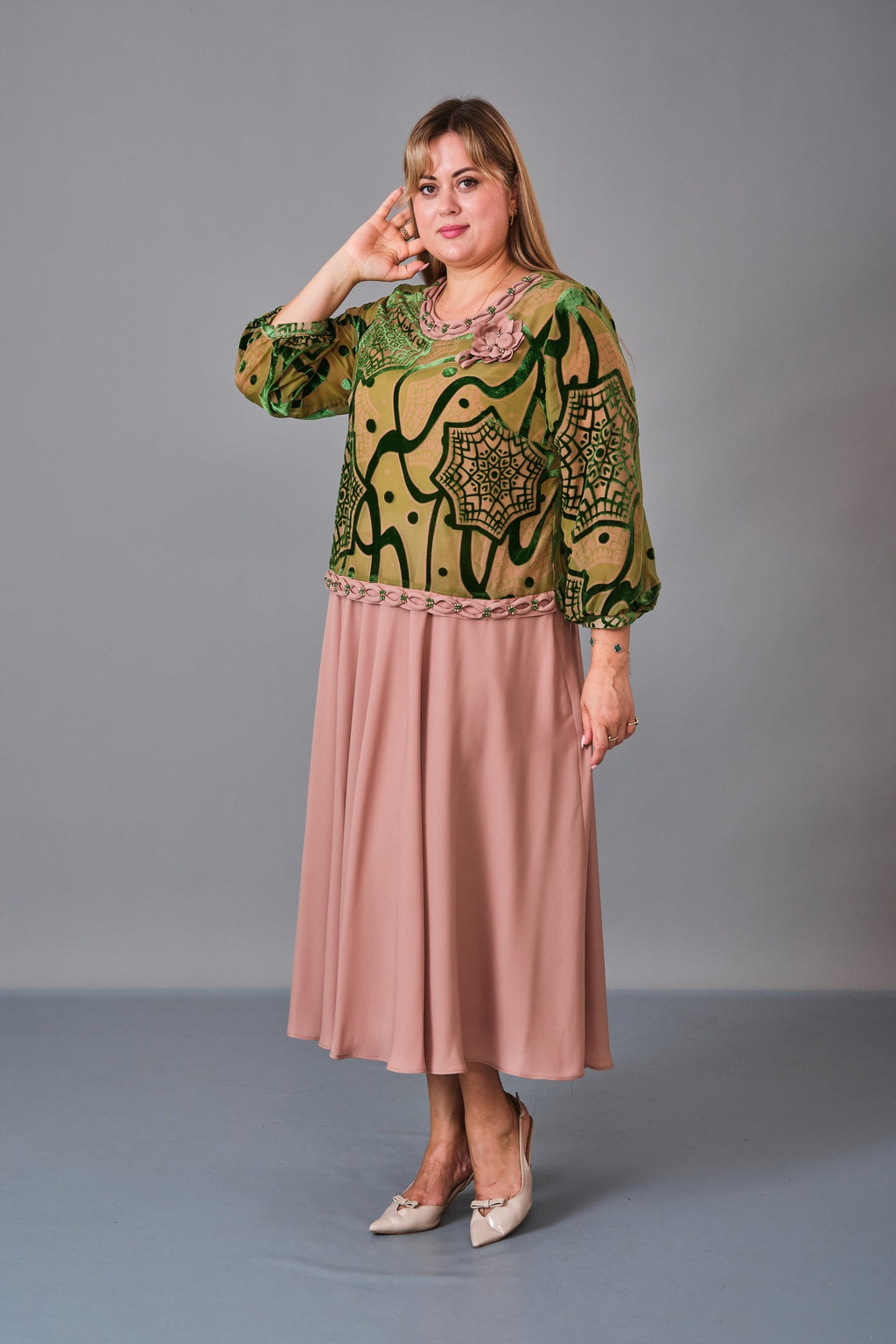 Gumanize - Plus Size Dress (GMZ2026-255-8020) - 8690200234439