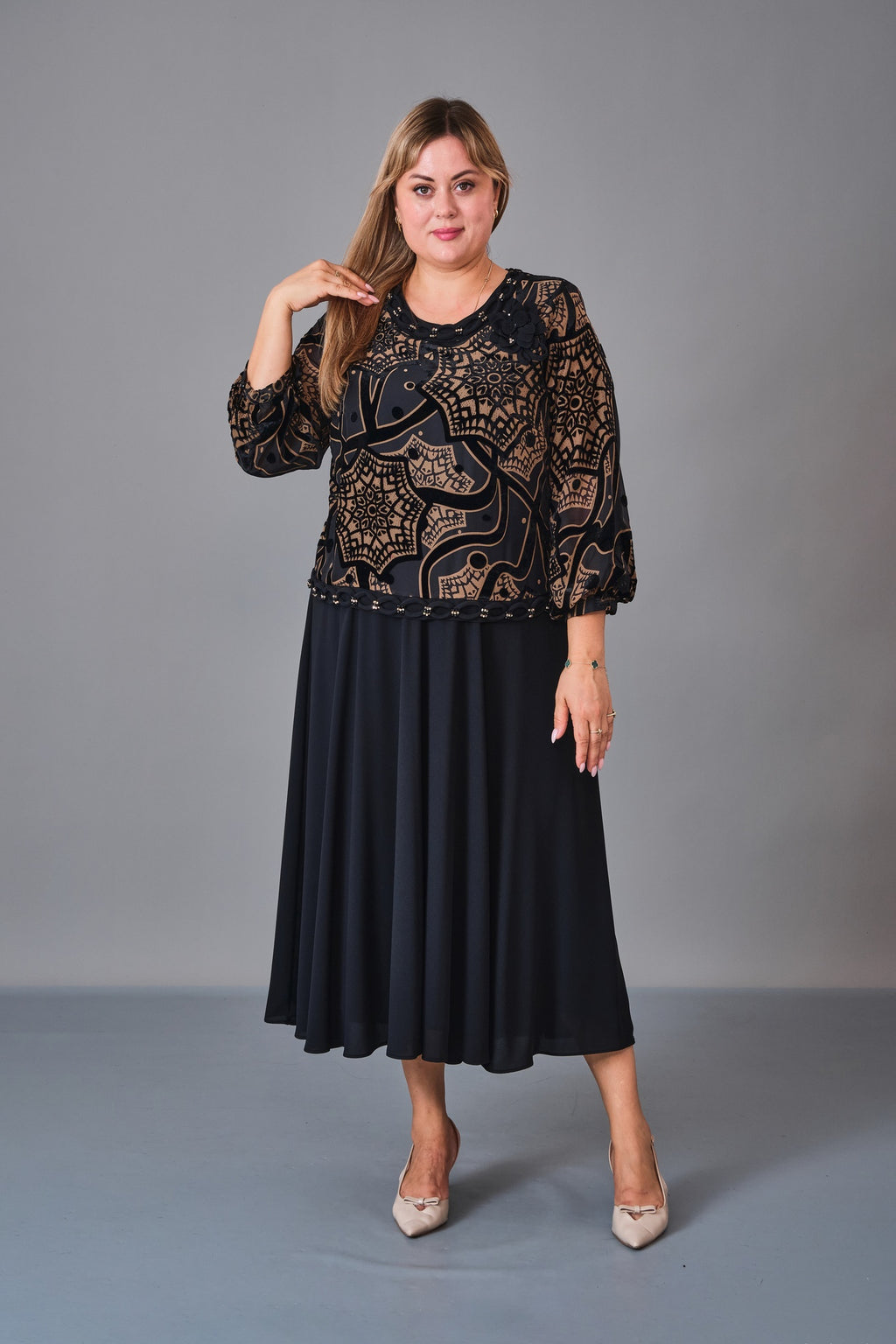 Gumanize - Plus Size Dress (GMZ2026-255-8020) - 8690200234446