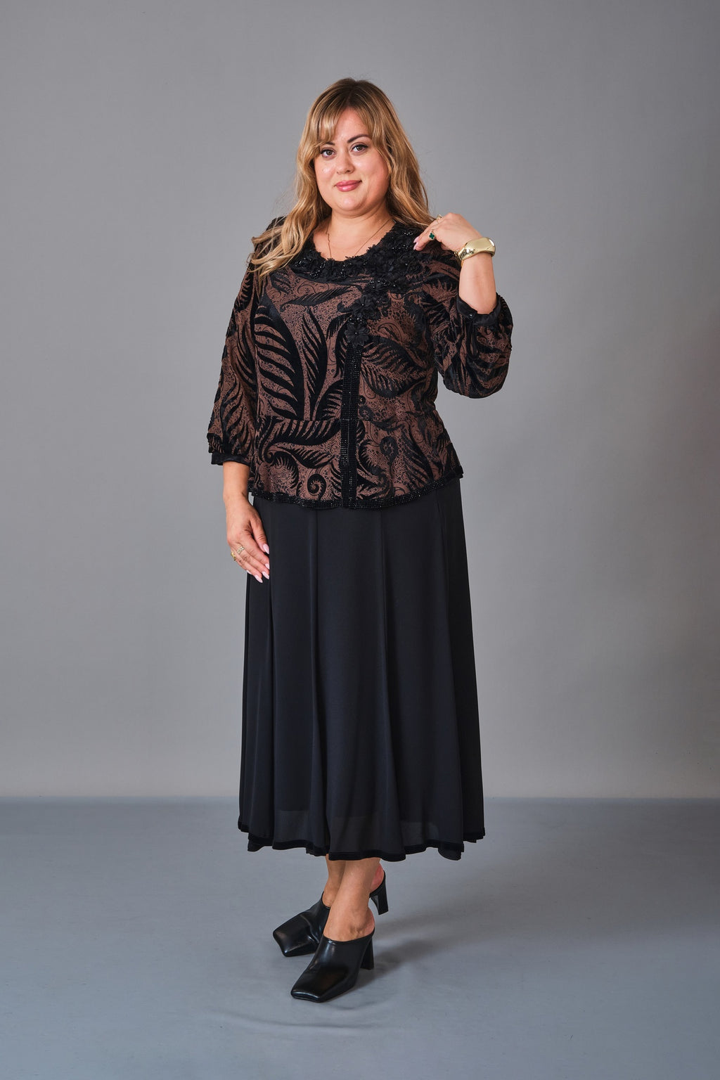 Gumanize - Plus Size Dress (GMZ2026-318-8025) - 8690200234477