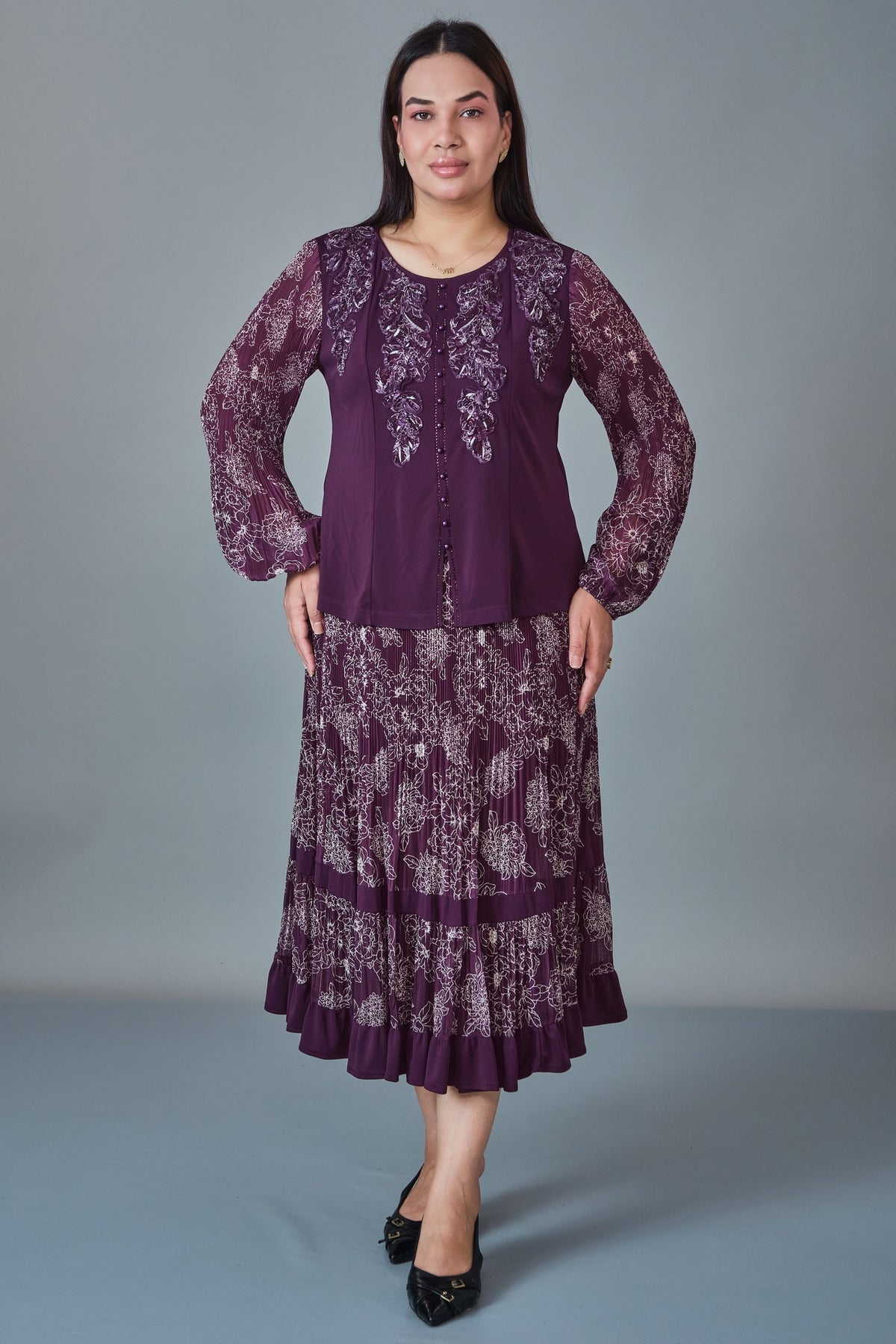 Quizas - Plus Size Suit (QUZ27K6151)