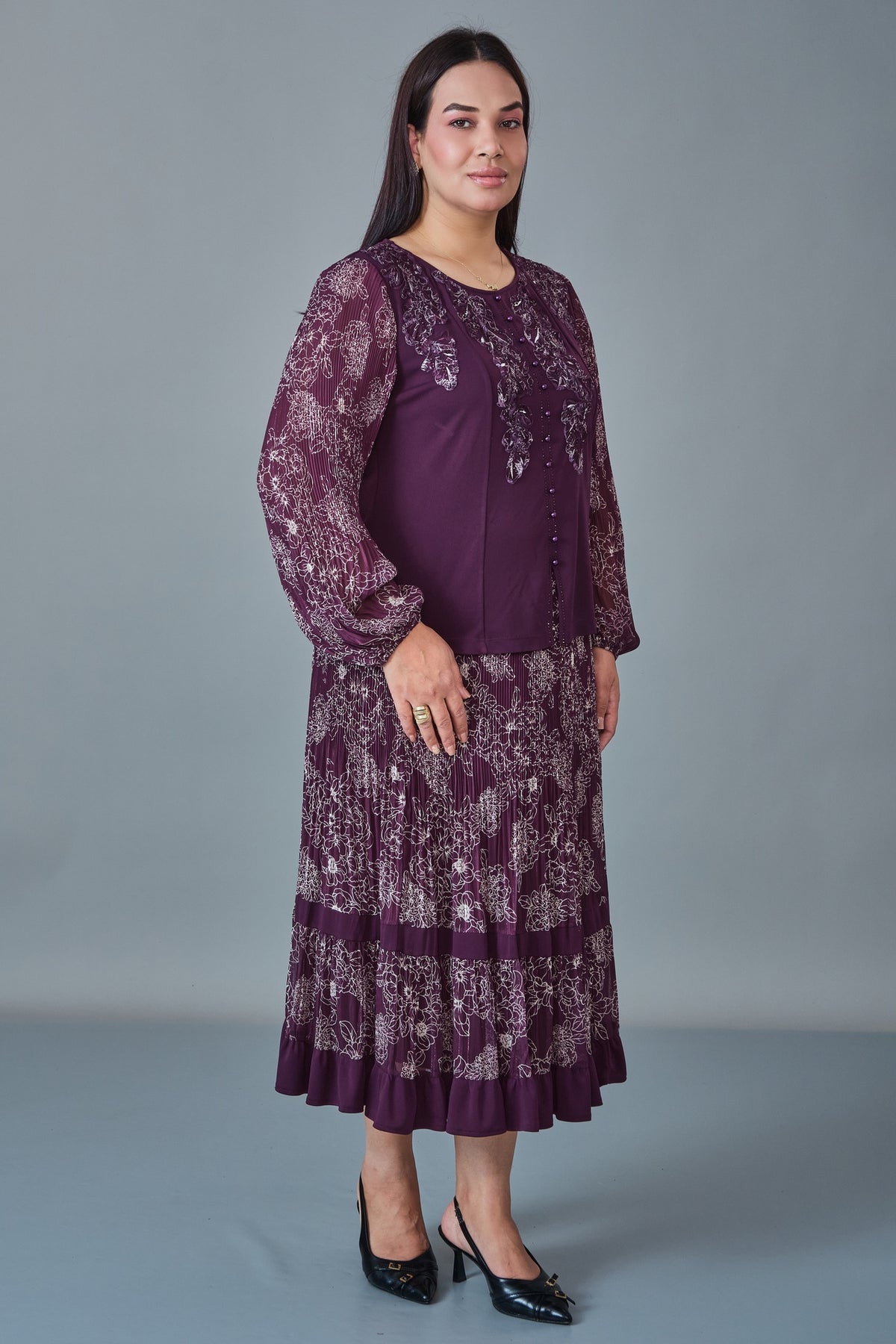 Quizas - Plus Size Suit (QUZ27K6151)
