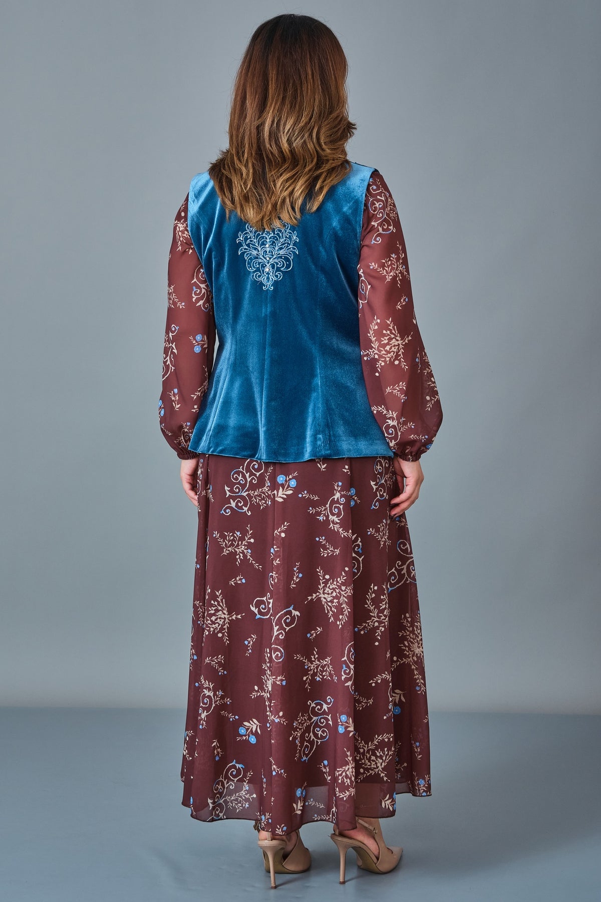Ksas - Plus Size Waistcoat (KSS27KEH-88)