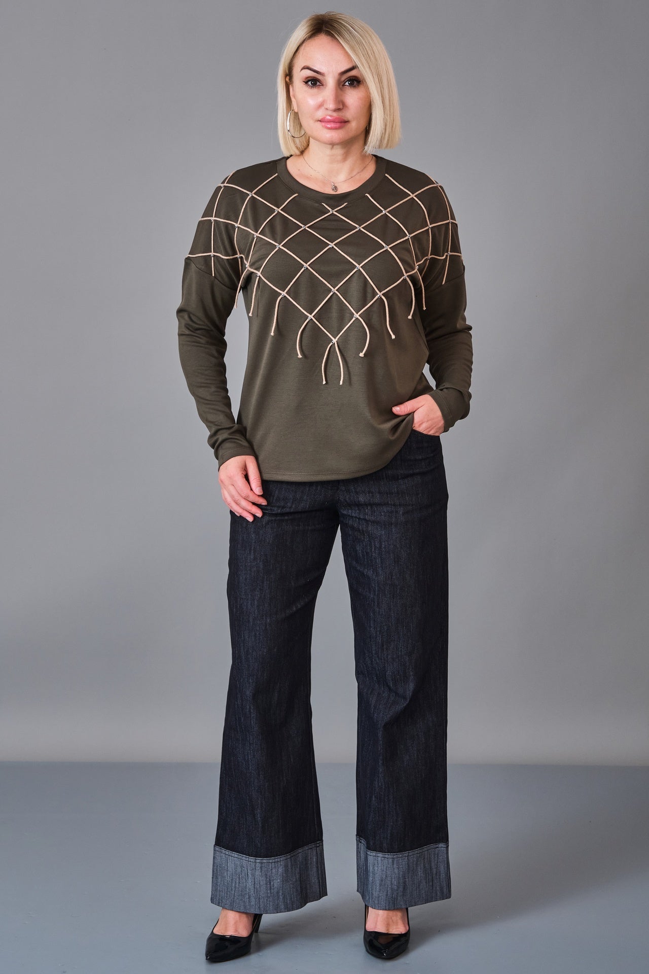 Vedi - Regular Size Blouse (VED27K8048) - 8690200234927