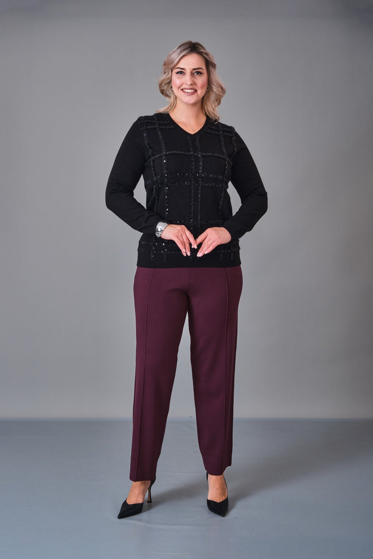 Xlife - Plus Size Blouse (XLF27K8033) - 8690200235047