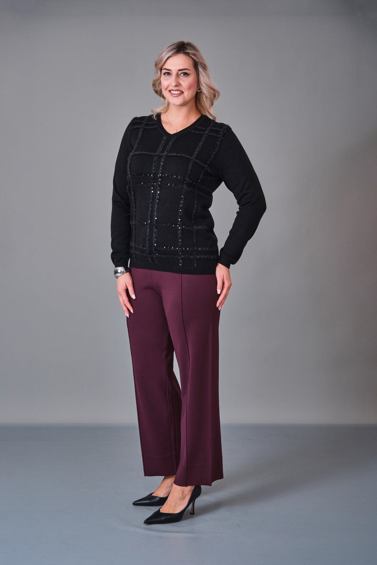Xlife - Plus Size Blouse (XLF27K8033) - 8690200235047