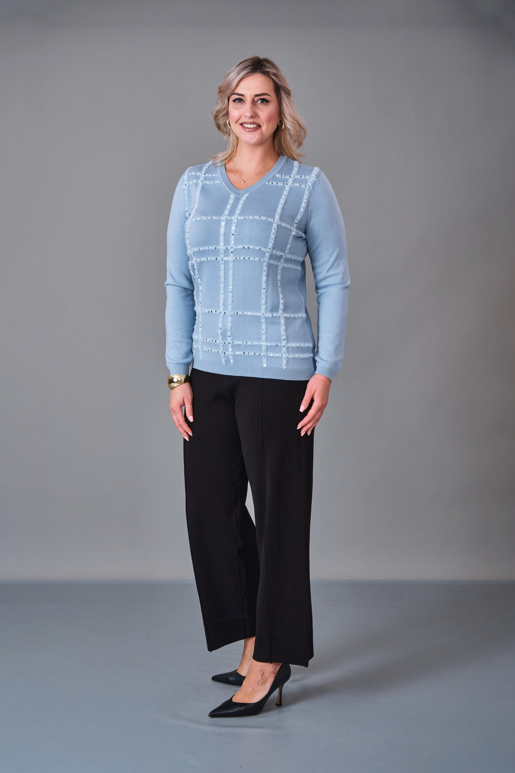 Xlife - Plus Size Blouse (XLF27K8033) - 8690200235054