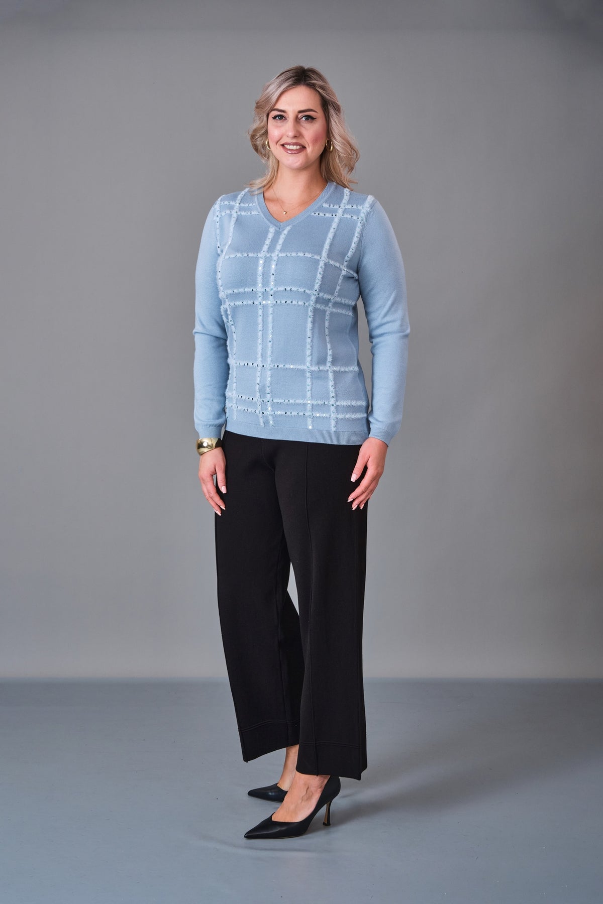 Xlife - Plus Size Blouse (XLF27K8033) - 8690200235054
