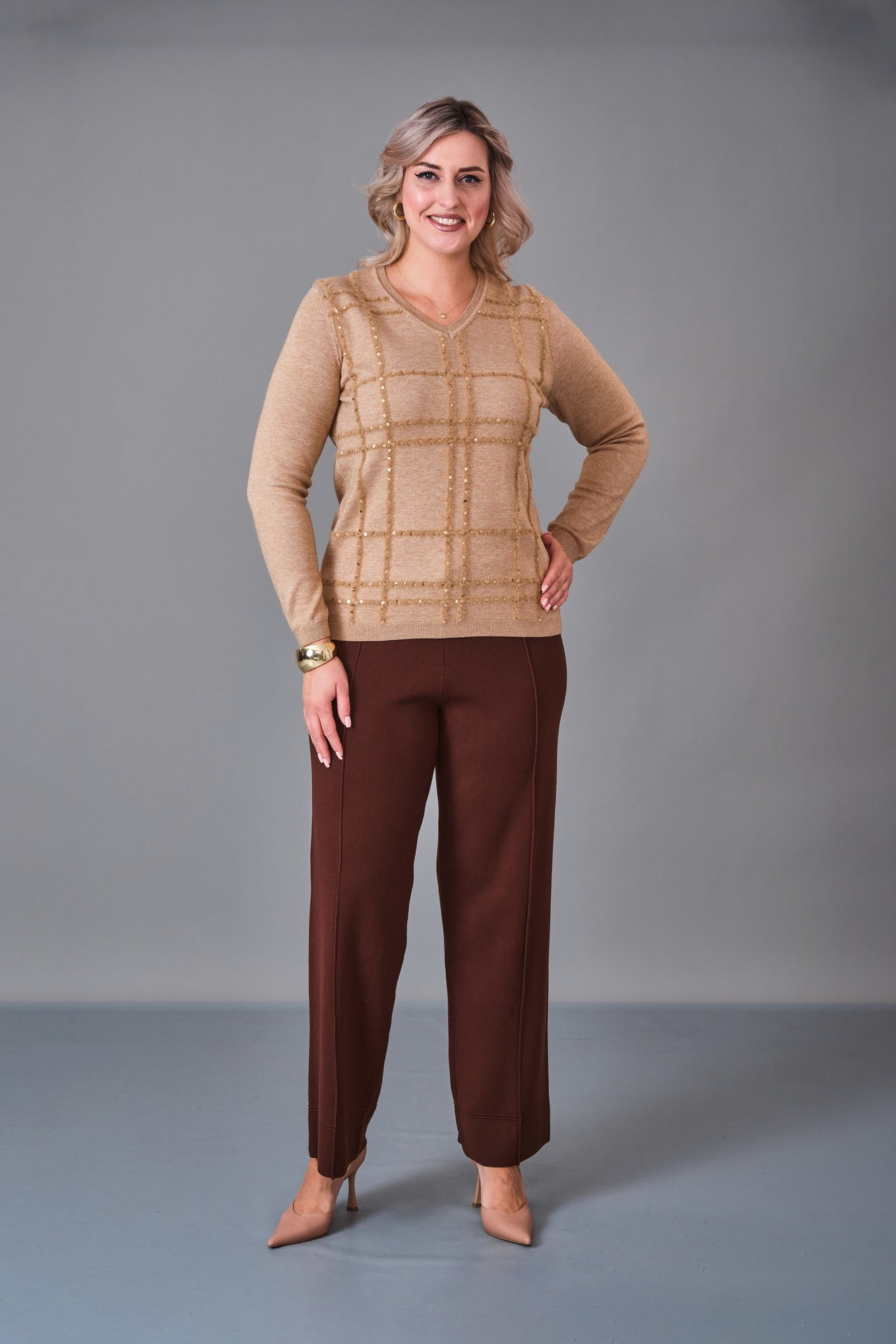 Xlife - Plus Size Blouse (XLF27K8033) - 8690200235061