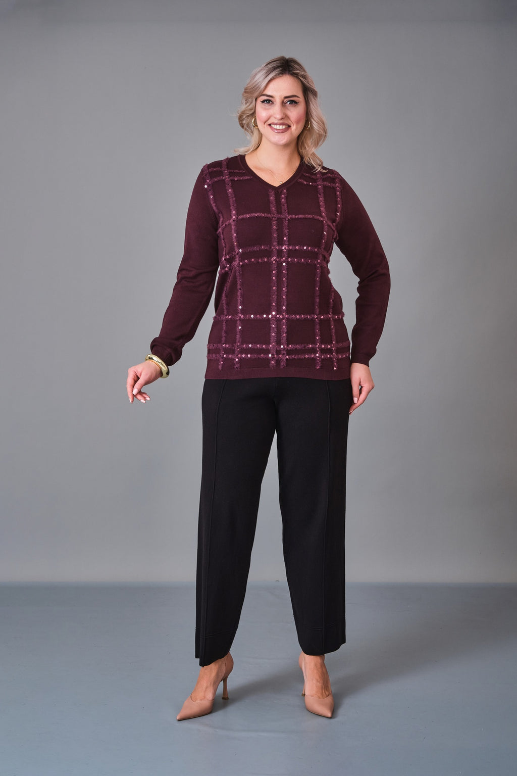 Xlife - Plus Size Blouse (XLF27K8033) - 8690200235078