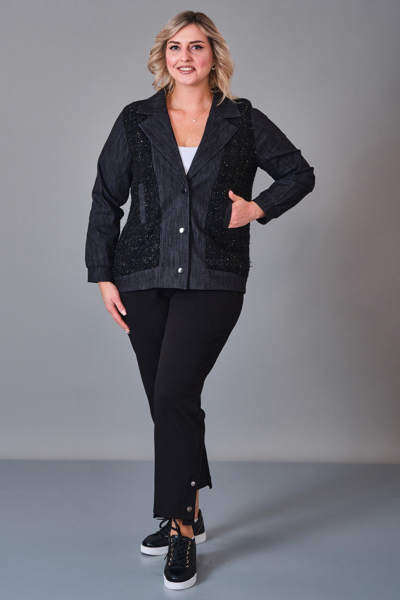 Xlife - Plus Size Jacket (XLF27K8814) - 8690200235115