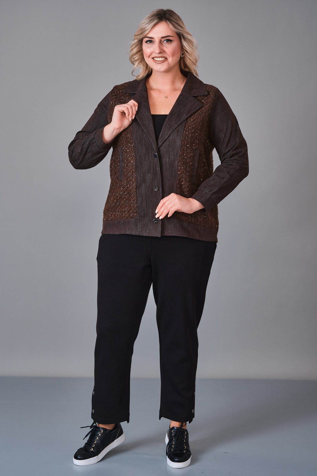 Xlife - Plus Size Jacket (XLF27K8814) - 8690200235122