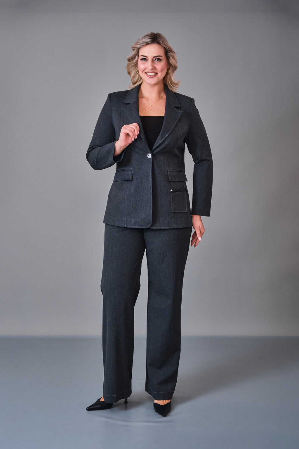 Meira - Plus Size Suit (MEI27K8865) - 8690200235191