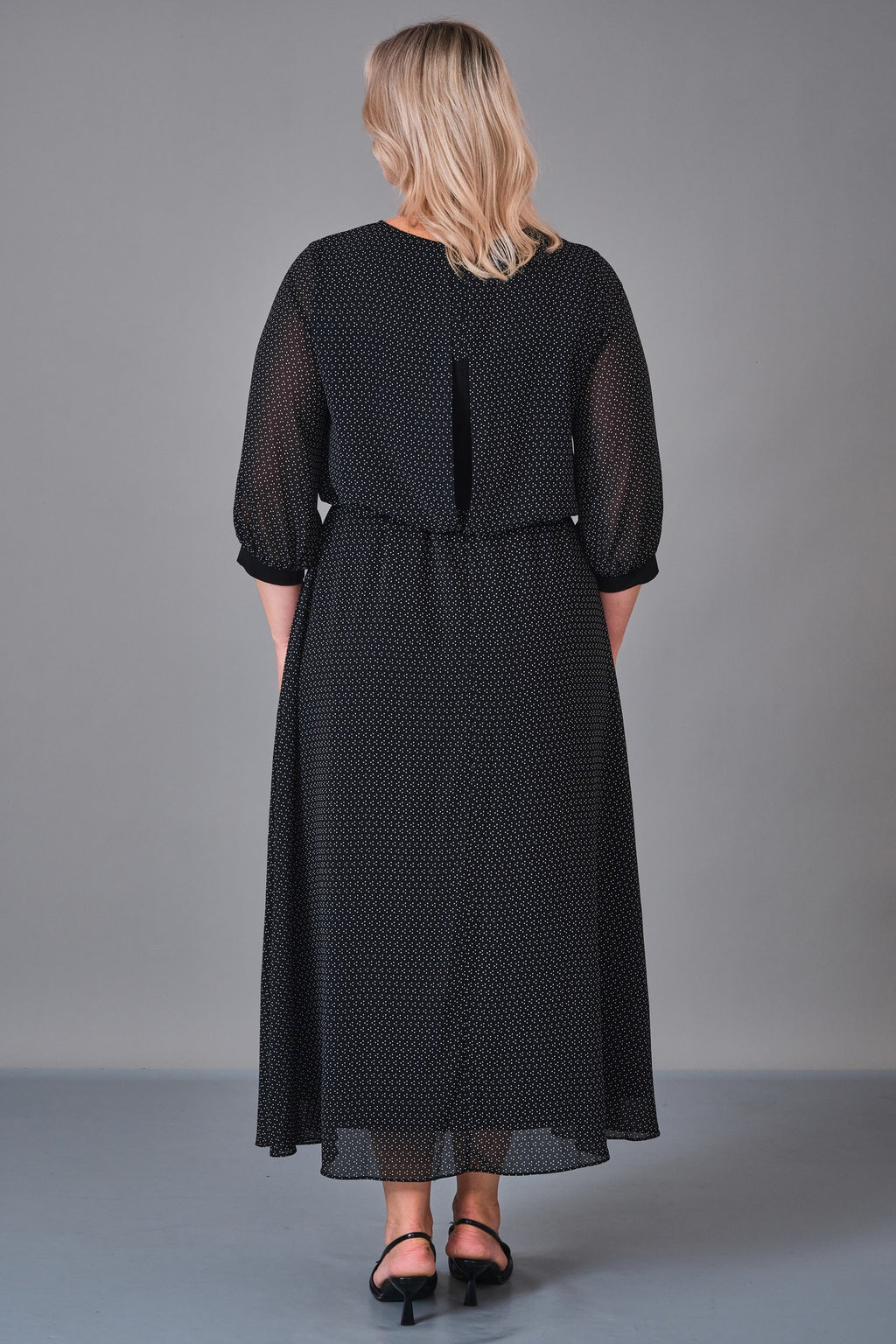 Chiffon Line - Plus Size Dress (CFL27K3516) - 8690200235344