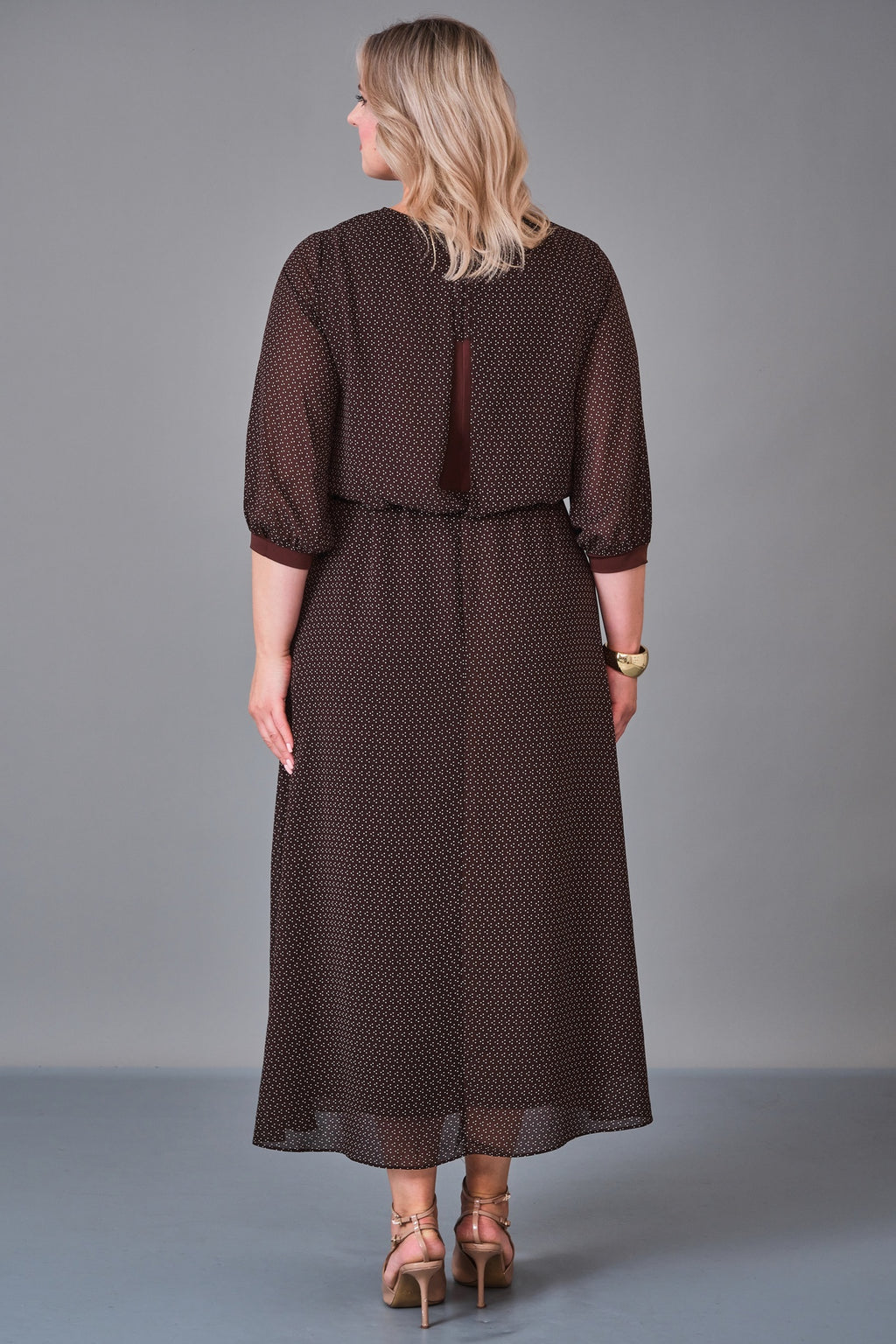 Chiffon Line - Plus Size Dress (CFL27K3516) - 8690200235351