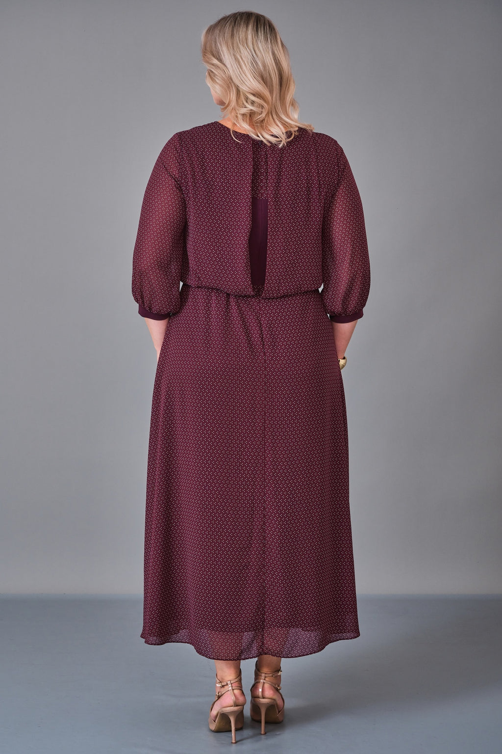 Chiffon Line - Plus Size Dress (CFL27K3516) - 8690200235368