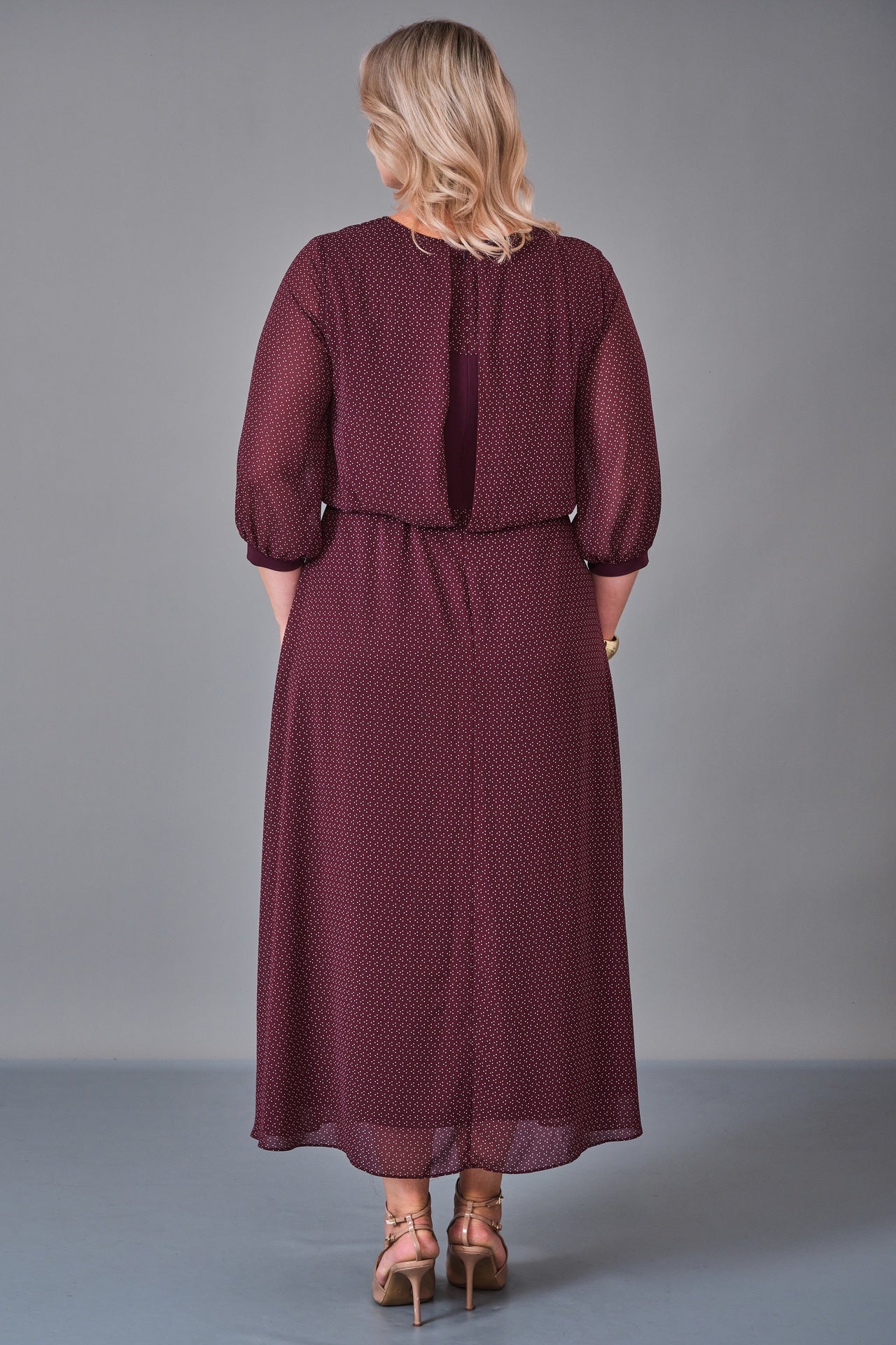 Chiffon Line - Plus Size Dress (CFL27K3516) - 8690200235368