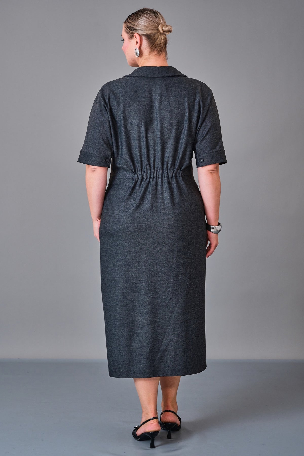 Chiffon Line - Plus Size Dress (CFL27K3508) - 8690200235375