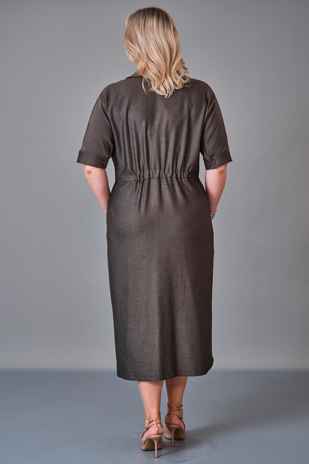 Chiffon Line - Plus Size Dress (CFL27K3508) - 8690200235405