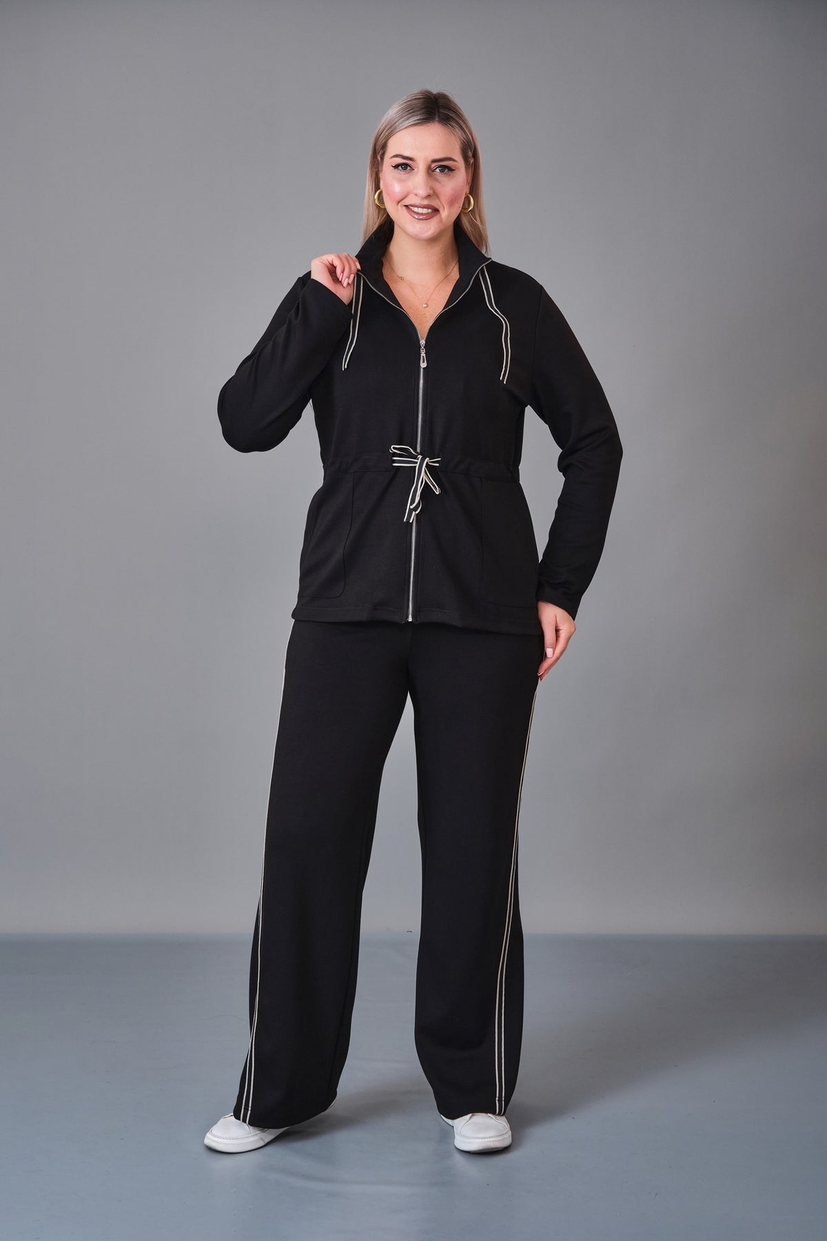 Salkim - Plus Size Suit (SAL27K66524BB)