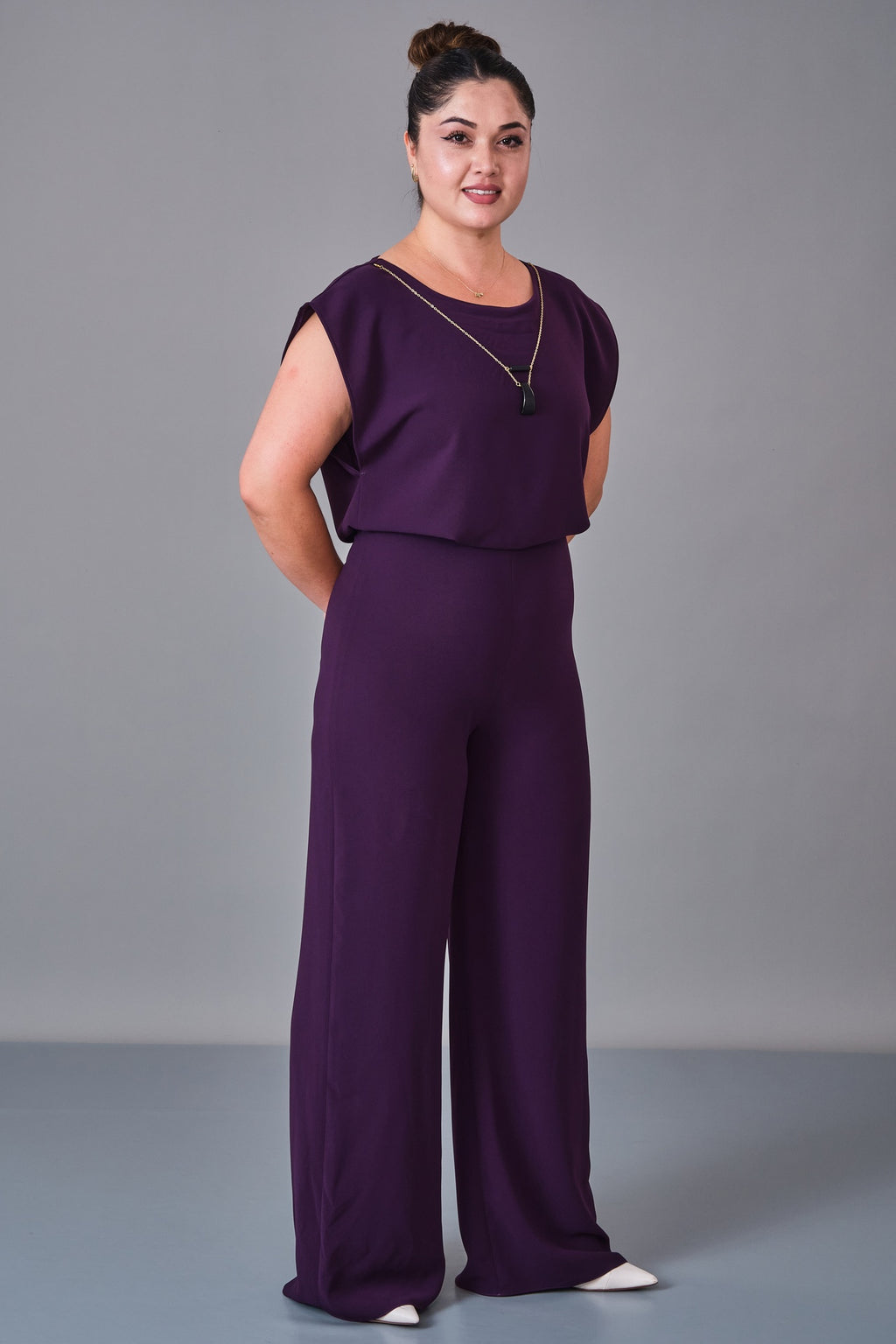 Selen - Plus Size Overalls (SLN27K541133) - 8690200236303