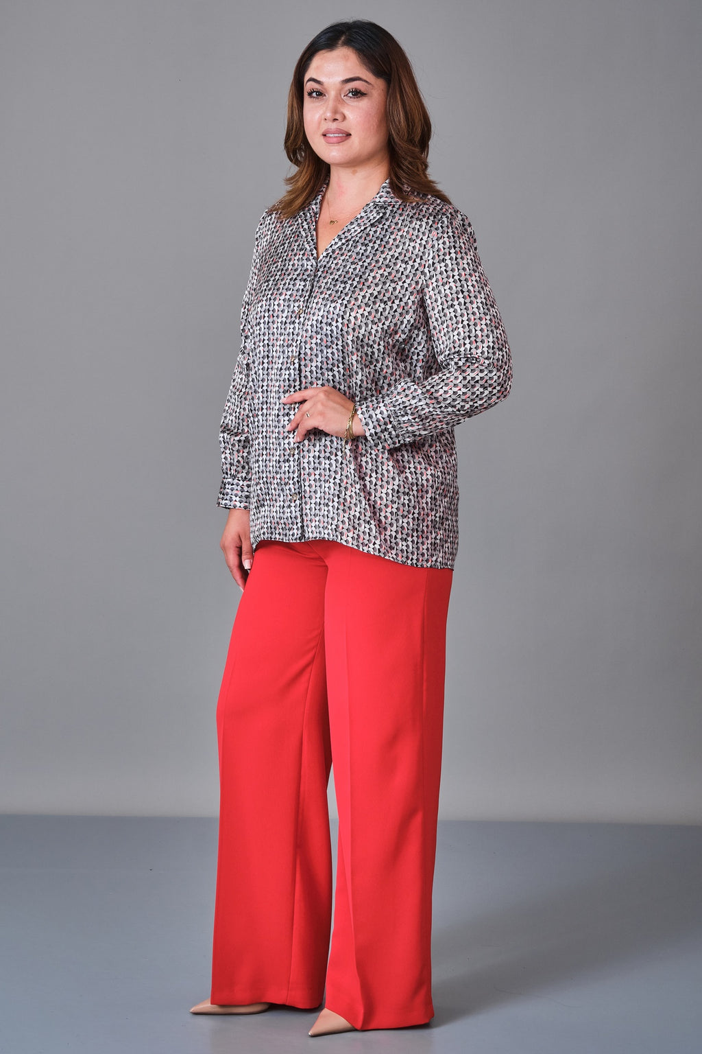 Selen - Plus Size Blouse (SLN27K060335) - 8690200236334