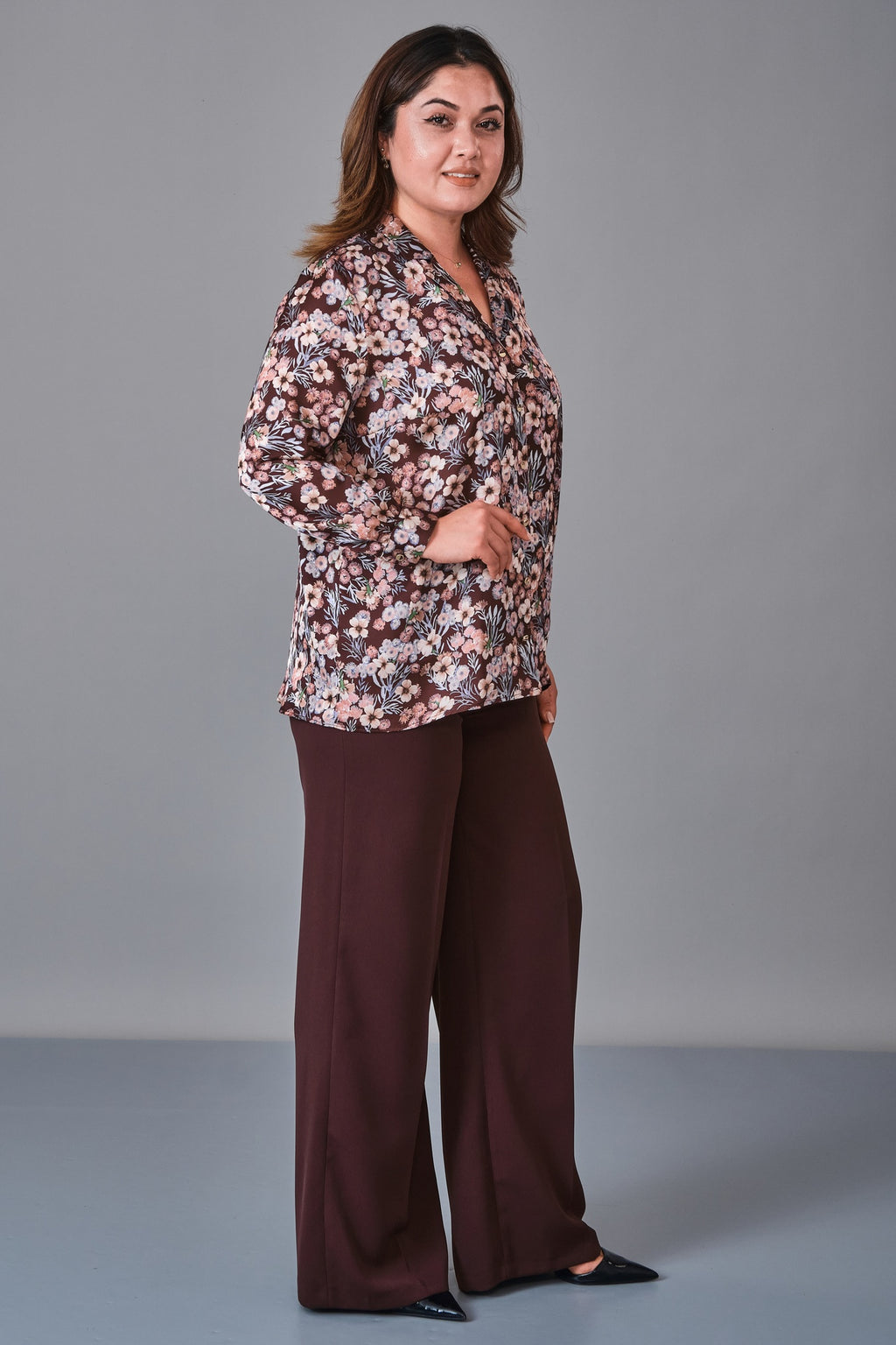 Selen - Plus Size Blouse (SLN27K060335) - 8690200236341