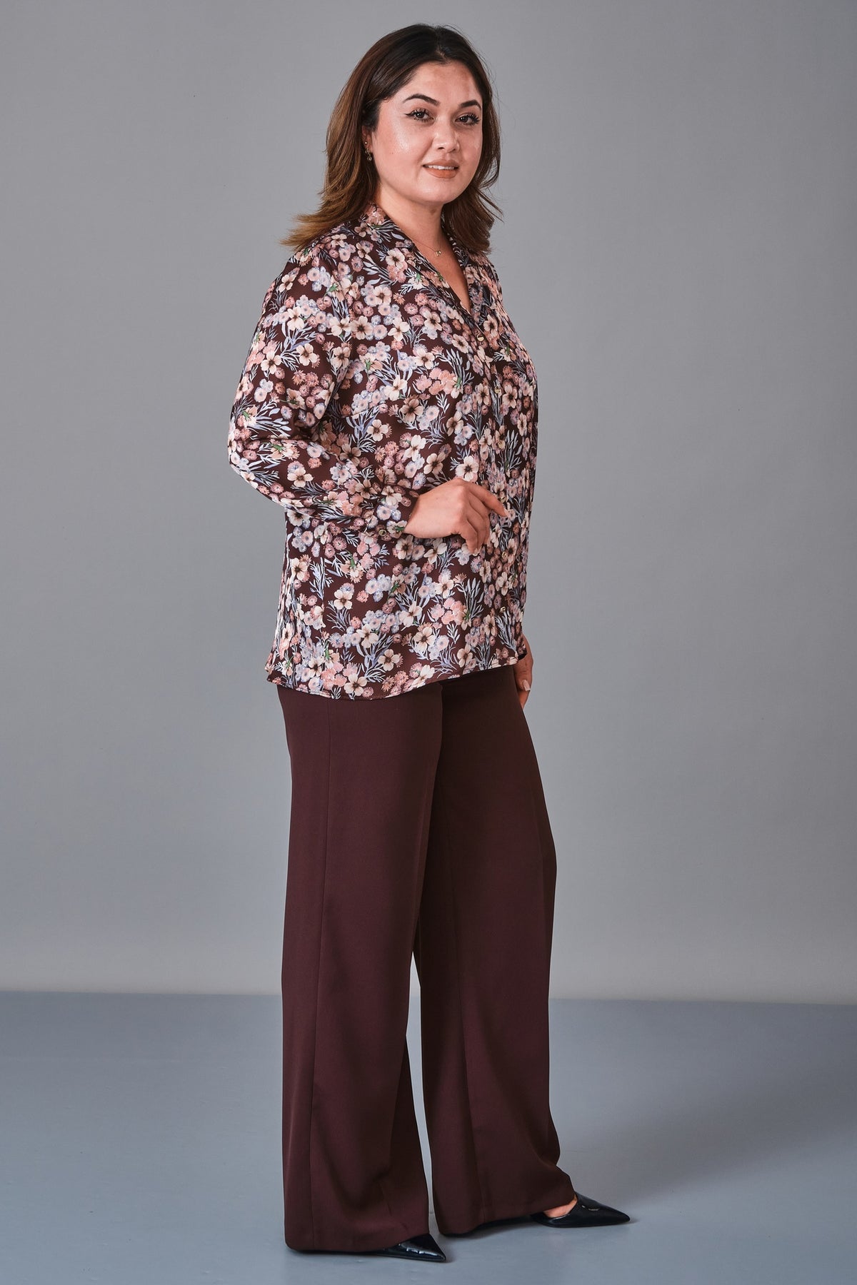 Selen - Plus Size Blouse (SLN27K060335) - 8690200236341