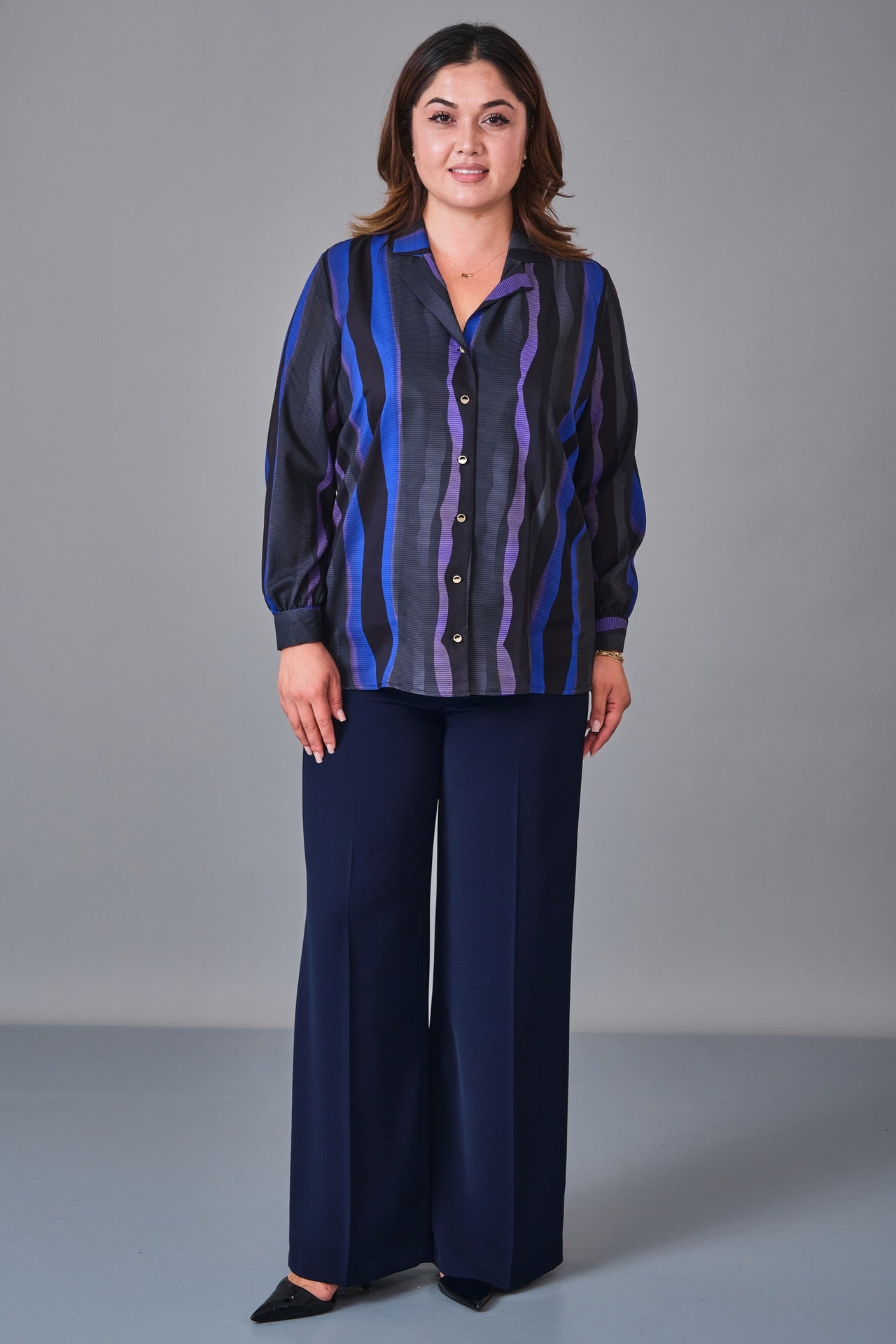 Selen - Plus Size Blouse (SLN27K060335) - 8690200236358