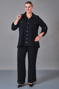 Kifayet - Extended Plus Size Shirt (KFT27K23719-01) - 8690200236464