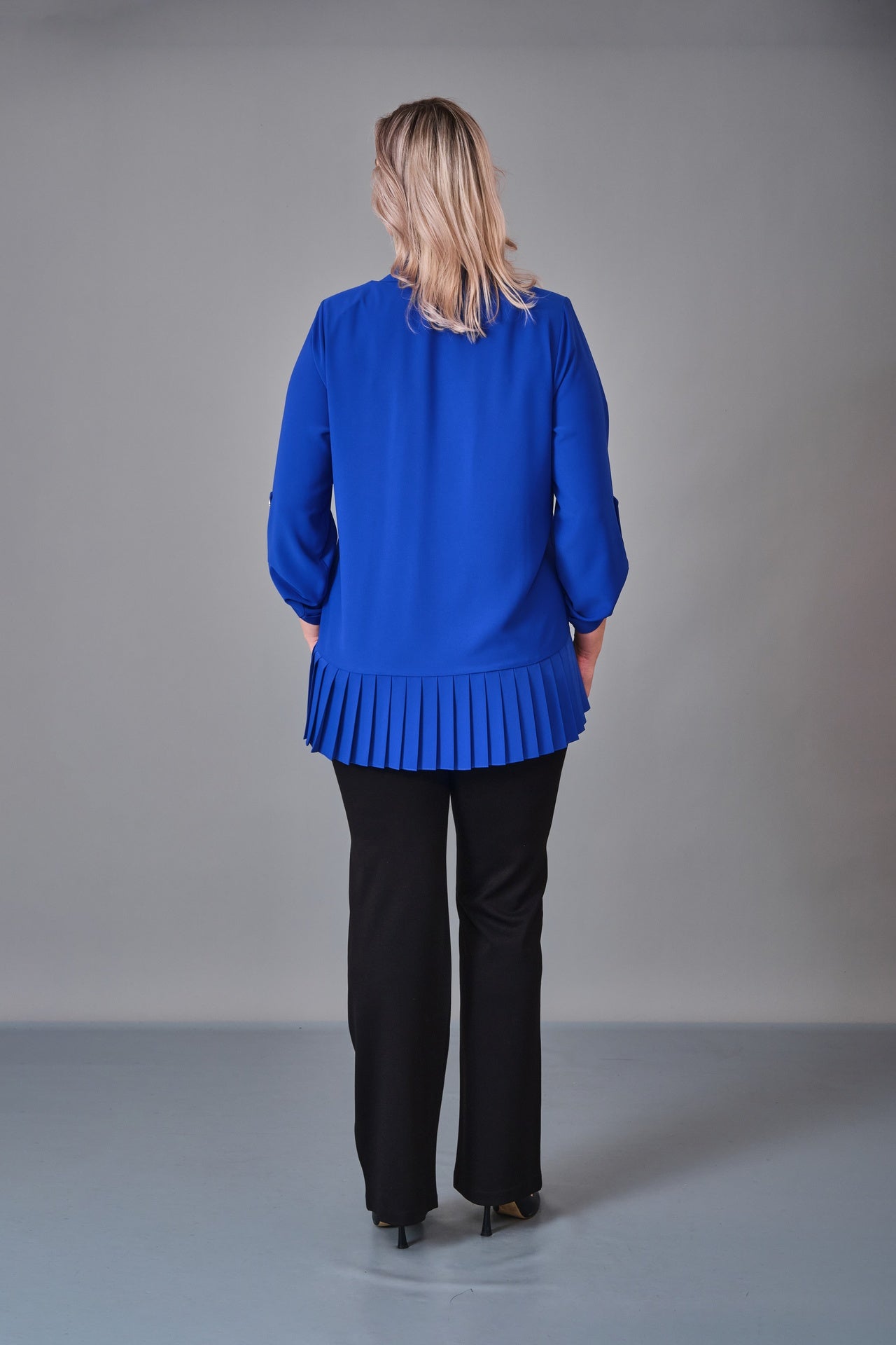 Kifayet - Extended Plus Size Shirt (KFT27K23719-01) - 8690200236471