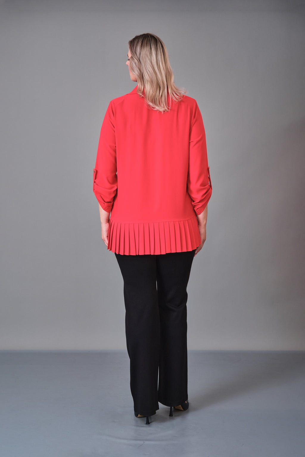 Kifayet - Extended Plus Size Shirt (KFT27K23719-01) - 8690200236488