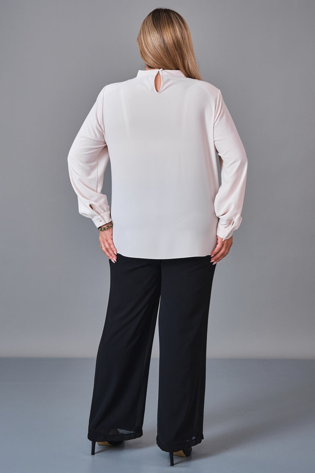 Kifayet - Extended Plus Size Blouse (KFT27K23802) - 8690200236532