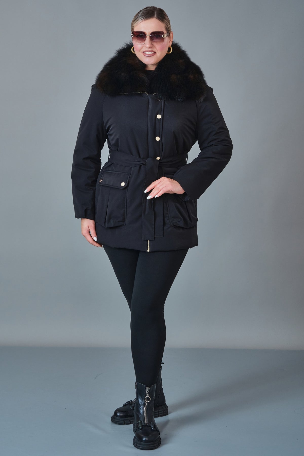 Jadem - Plus Size Coat (JDM27K5944)